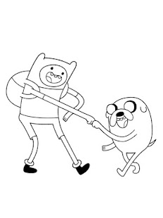 Coloring book Adventure Time