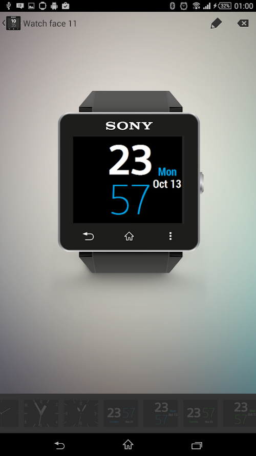 Android application Color of Xperia for SW2 screenshort