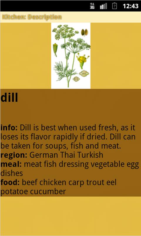 Kitchen: Spices Screen 3