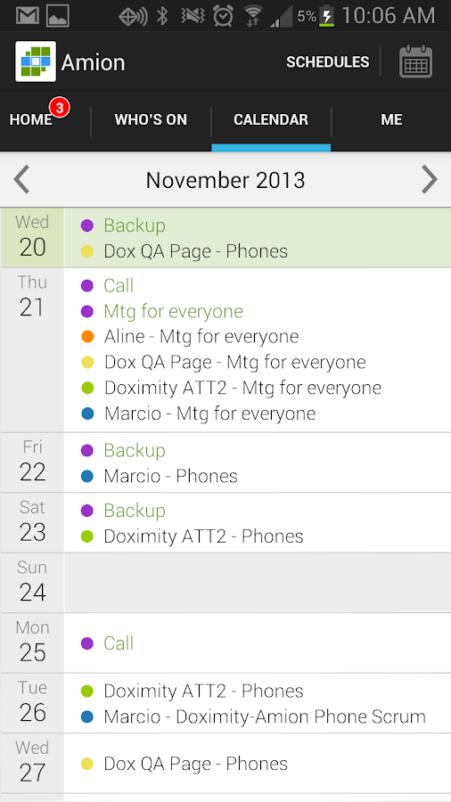 Amion Physician Calendar Android Apps on Google Play