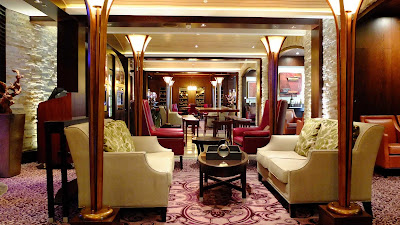 Celebrity Silhouette's Cellar Masters wine tasting room.