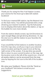 Flex-Fuel Station Locator Screenshots 7
