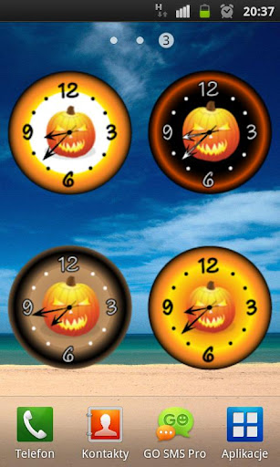 Super Halloween Clock HD