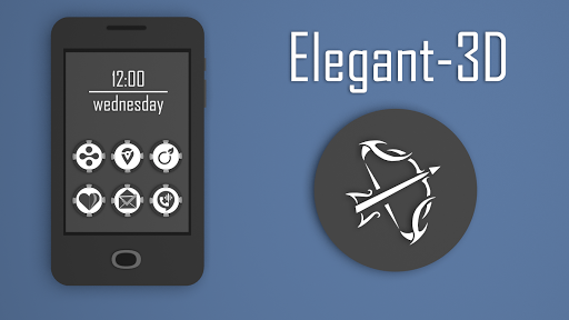 【免費個人化App】Elegant-3D Icon Pack-APP點子