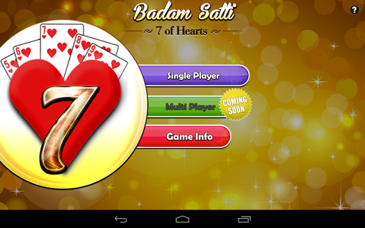 【免費紙牌App】Badam Satti - 7 of Hearts-APP點子