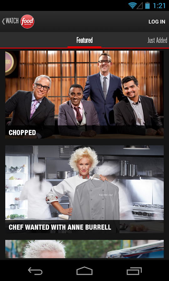 Watch Food Network screenshot