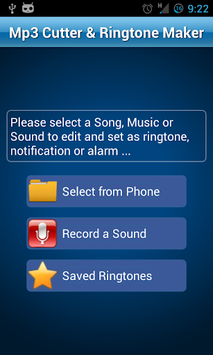 MP3 Cutter and Ringtone Maker♫