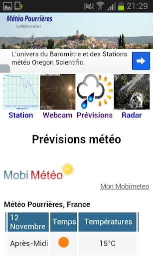 【免費天氣App】Météo Pourrières-APP點子