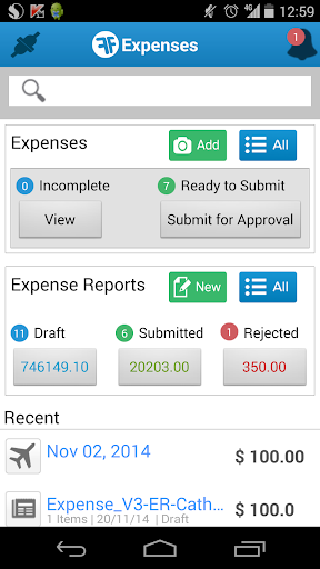 FinancialForce Expenses PSAv12