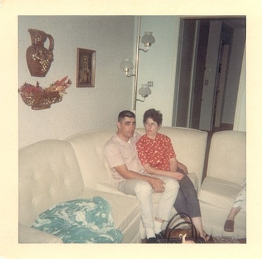 Dad and Mom Christmas Eve 1966