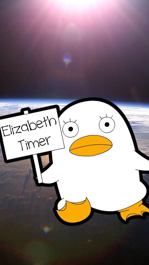 Android application Gintama Elizabeth Clock screenshort