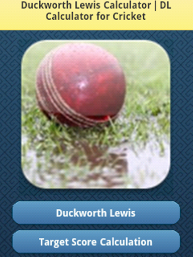 DL Calculator for Cricket