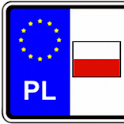 Vehicle registration plates logo