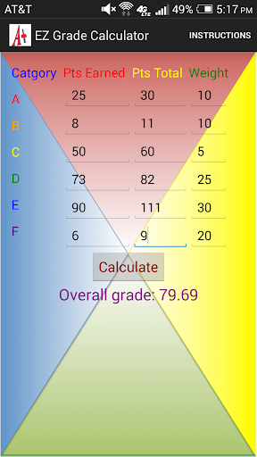 EZ Grade Calculator