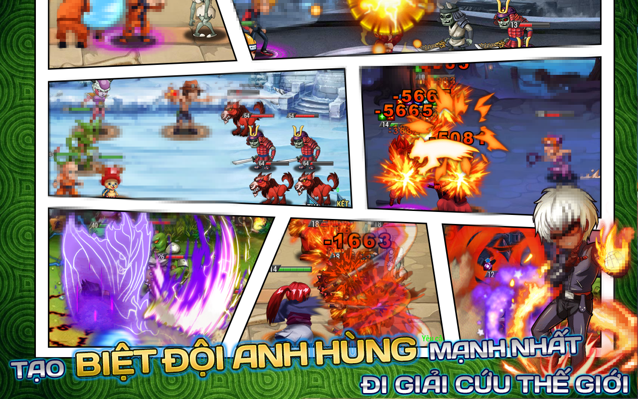 [Game Online] Siêu Nhân Đại Chiến (IOS, Android, Windows Phone)