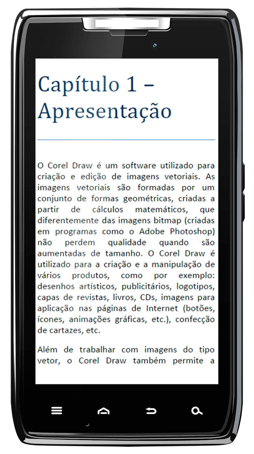 eBook Corel Draw X7(Português) Screen 1