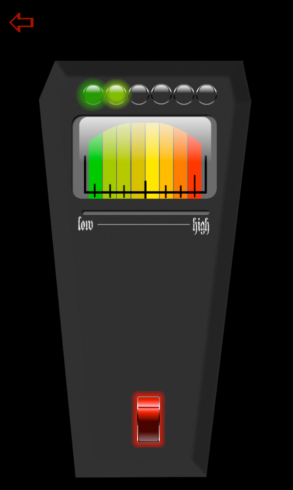 EMF Scanner Screen 2