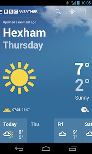 BBC Weather - screenshot thumbnail