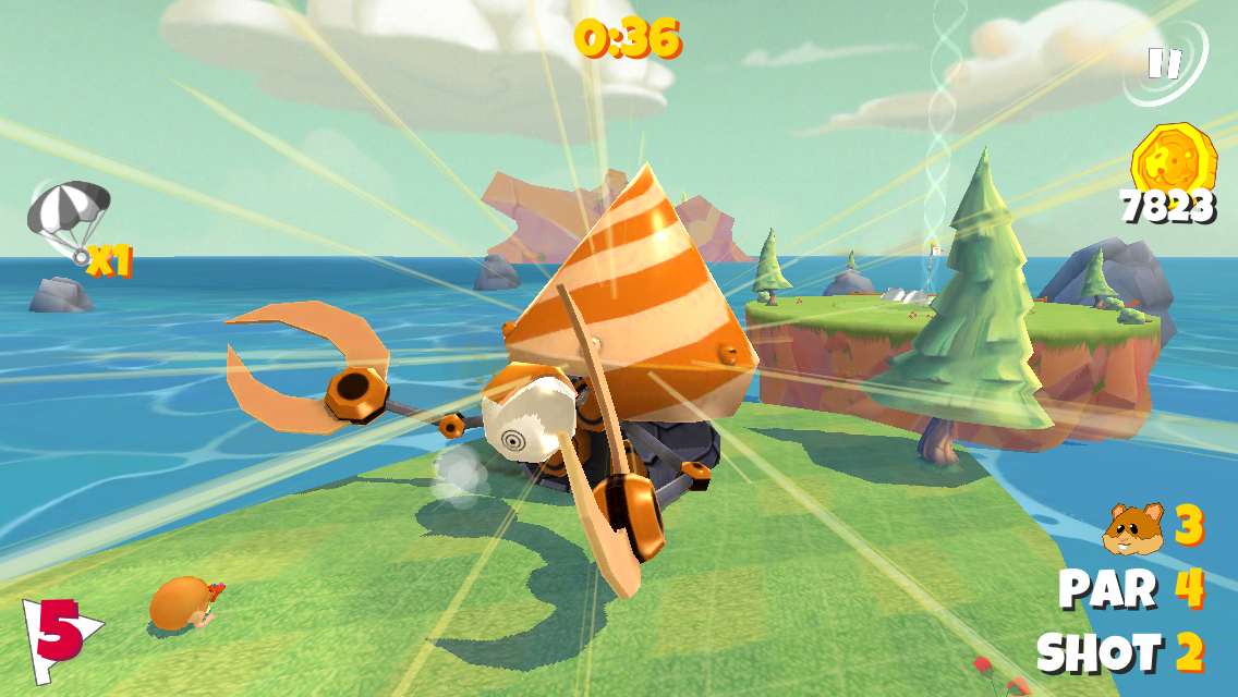 Boom Boom Hamster Golf - screenshot