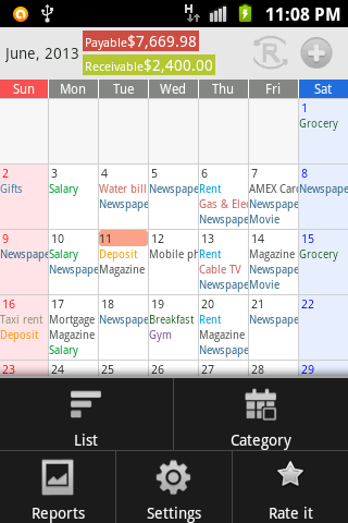 Smart Bills Screen 2
