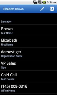 Vtiger CRM Mobile Screenshots 2