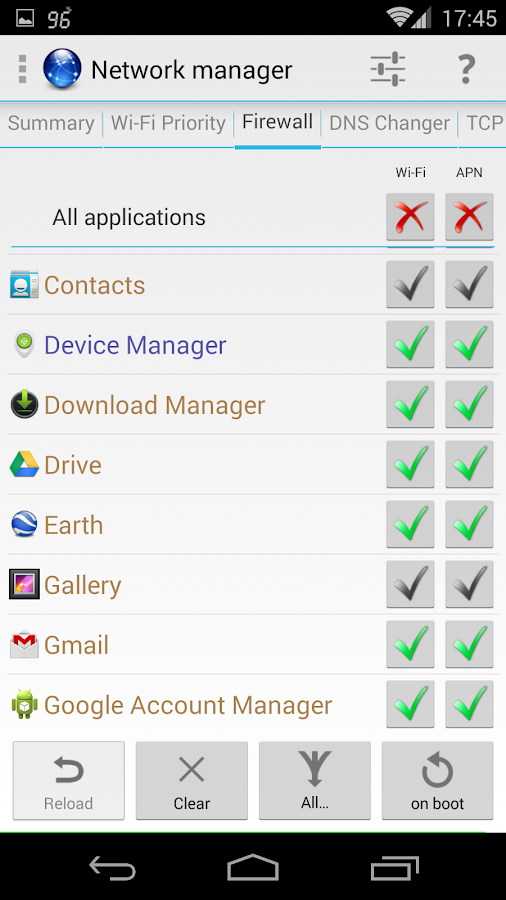 Android Tuner - screenshot