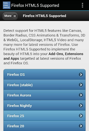HTML5 Supported for Firefox