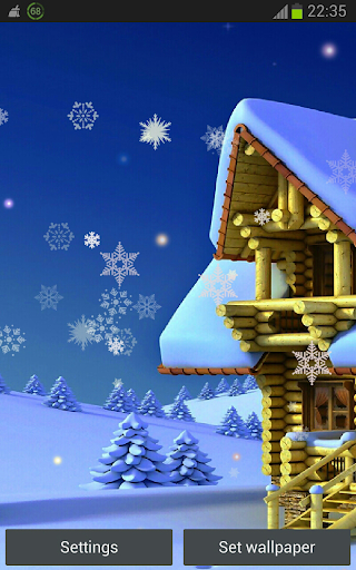 Snowing Holidays HD LWP