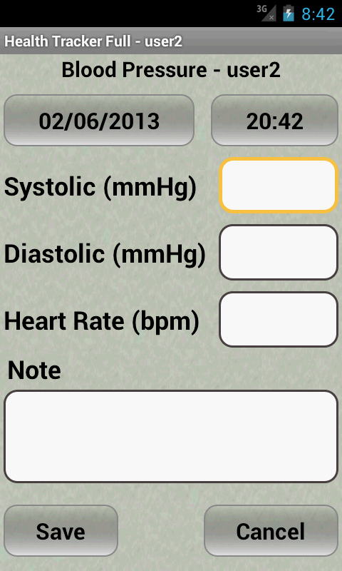 Health-Tracker - screenshot