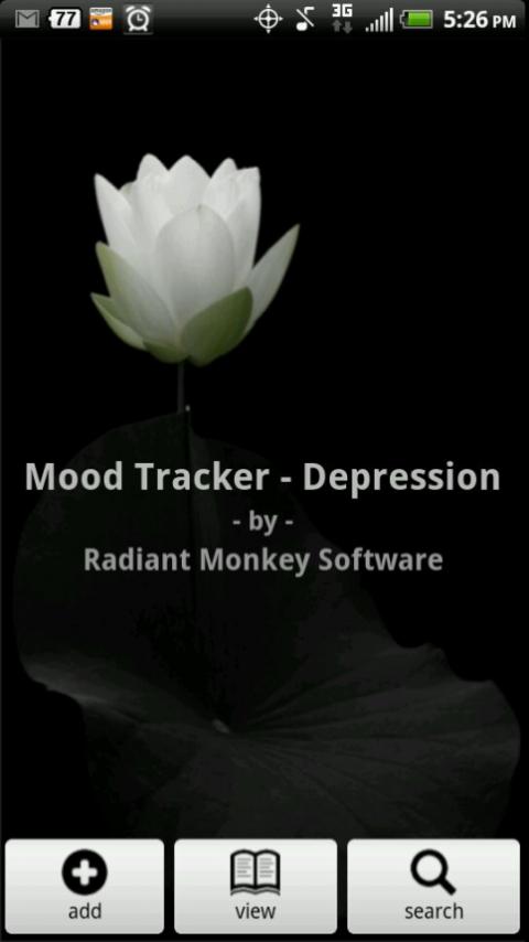 Mood Tracker - Depression Screen 1