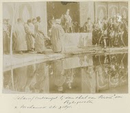 Sjah van Perzië ontvangt rijksgroten