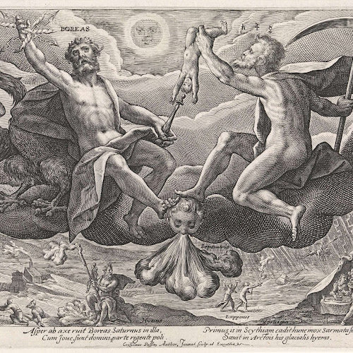 Noordenwind, Crispijn van de Passe (I), 1589 1611 Rijksmuseum