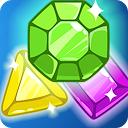 Puzzle Games match 3 diamond mobile app icon