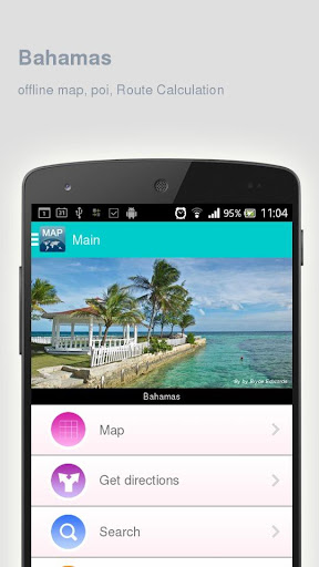 Bahamas Map offline