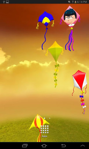 【免費個人化App】3D Kites Free Live Wallpaper-APP點子