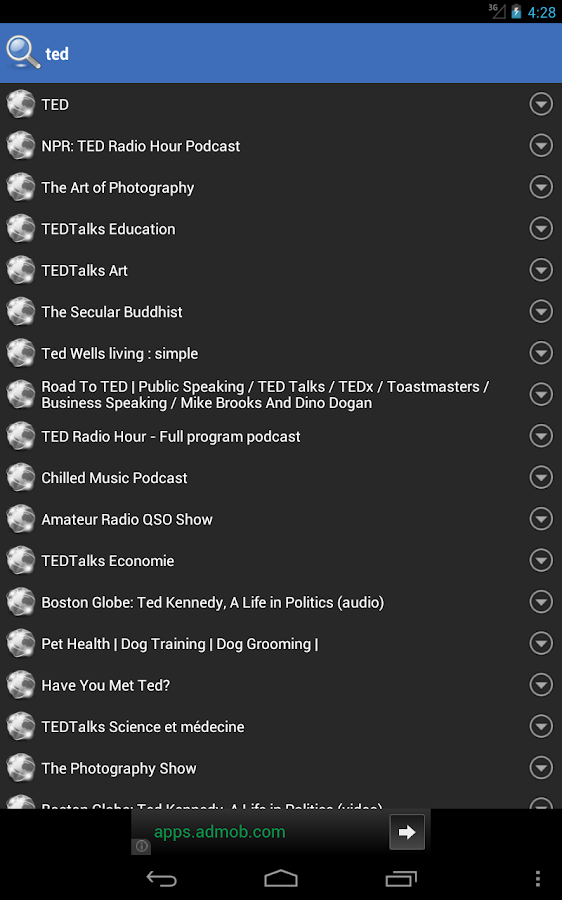   Podcast HD – Capture d'écran 