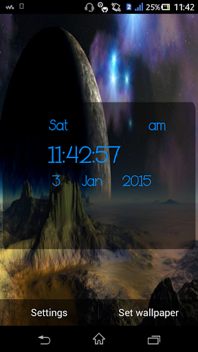 免費下載攝影APP|Galaxy Clock Live Wallpaper app開箱文|APP開箱王