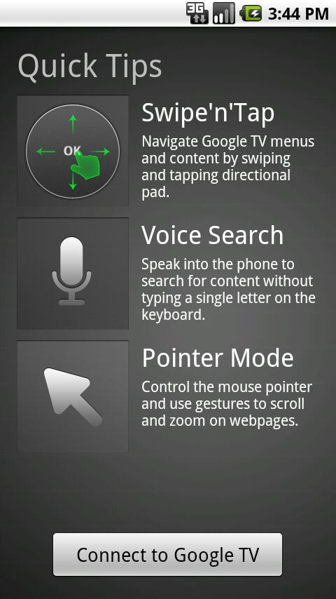 Google TV Remote - screenshot