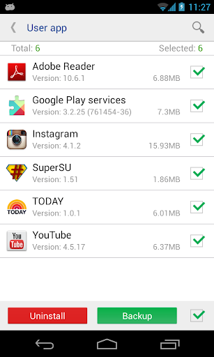 User app uninstaller