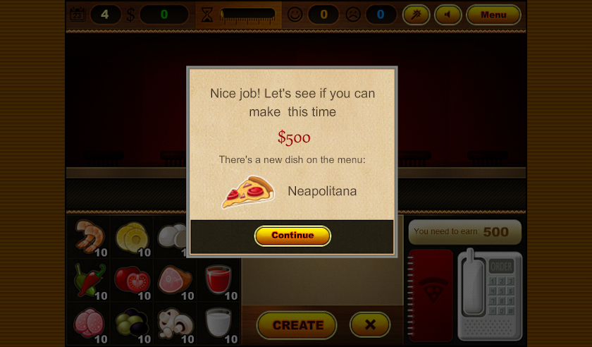 Pizza Bar Screen 3
