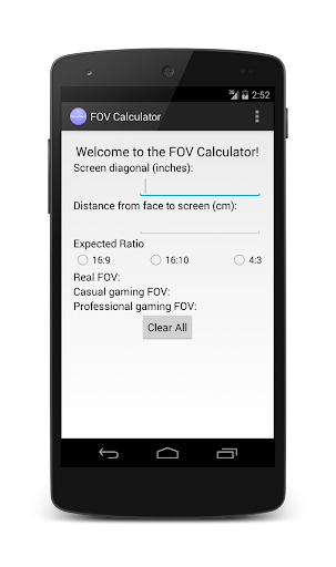 FOV Calculator