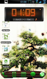 Download Bonsai Art GO EX Theme APK for PC