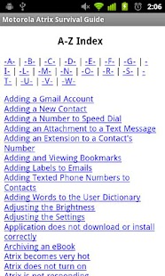 Download Motorola Atrix Survival Guide APK for PC