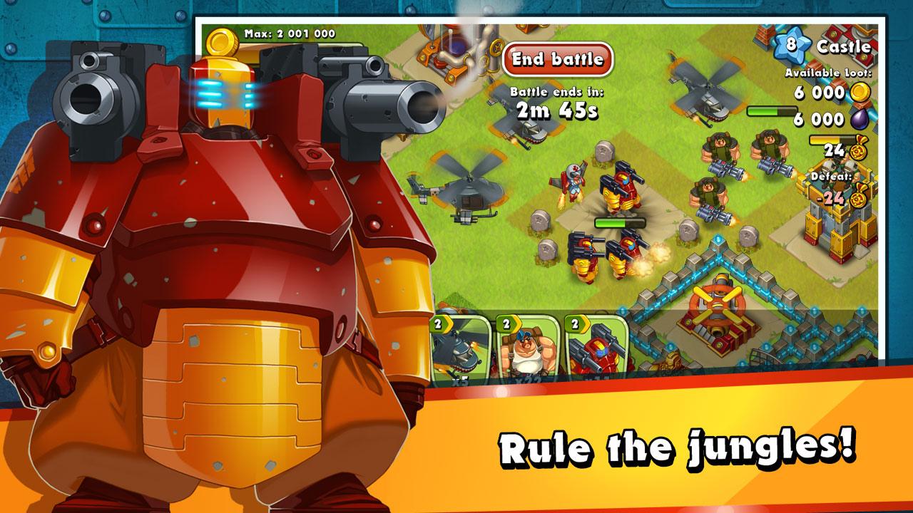 Jungle Heat War Of Clans Apl Android Di Google Play