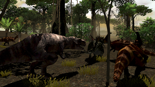 Android application Dino Jungle screenshort