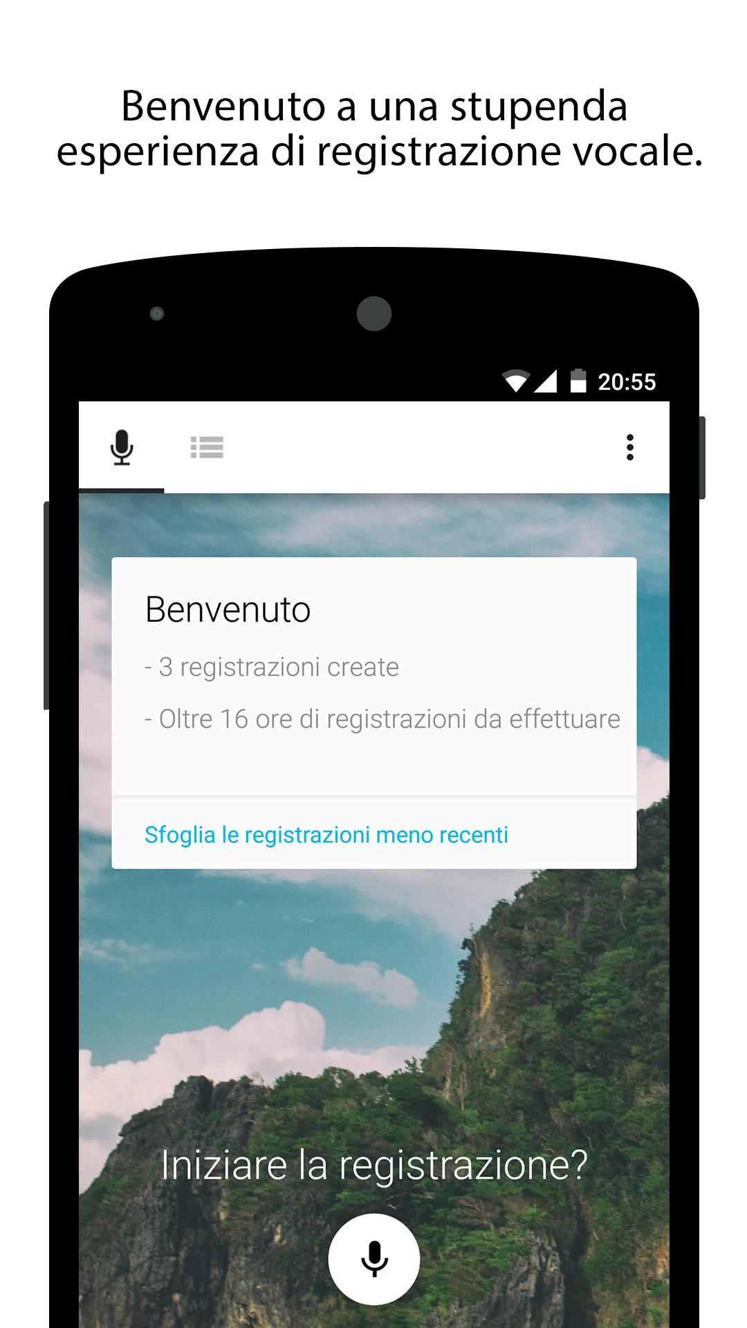 Android application Voice Recorder screenshort