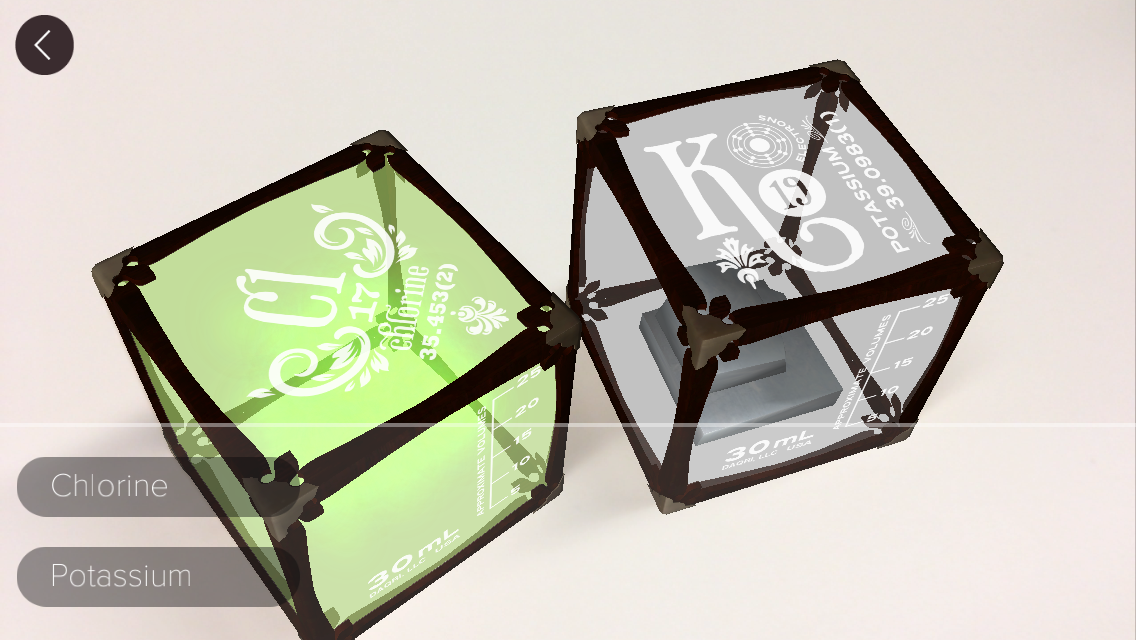 game app table periodic Google Play Elements Android on 4D  by  Apps DAQRI