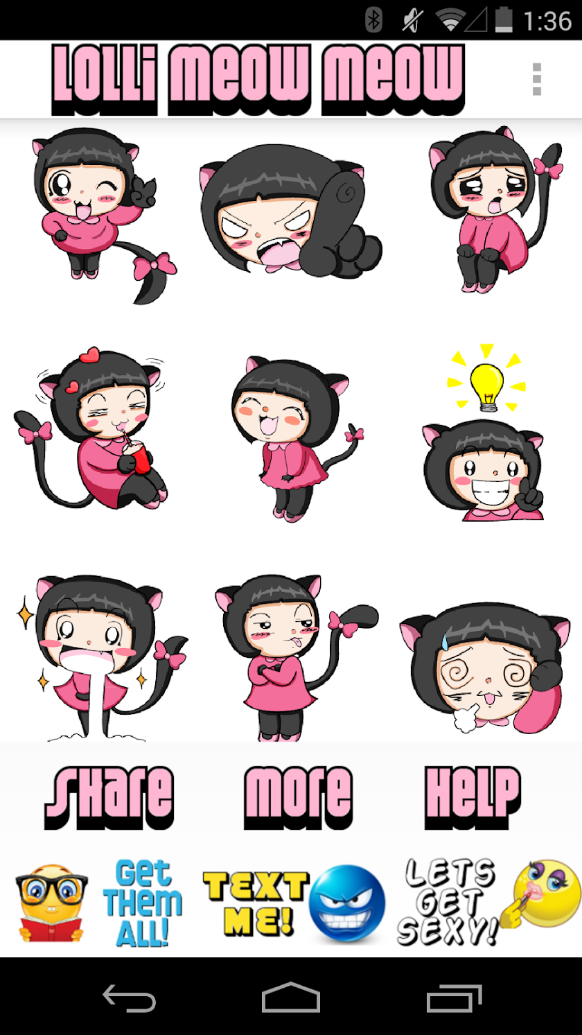 Lolli Meow Meow by Emoji World Screen 3