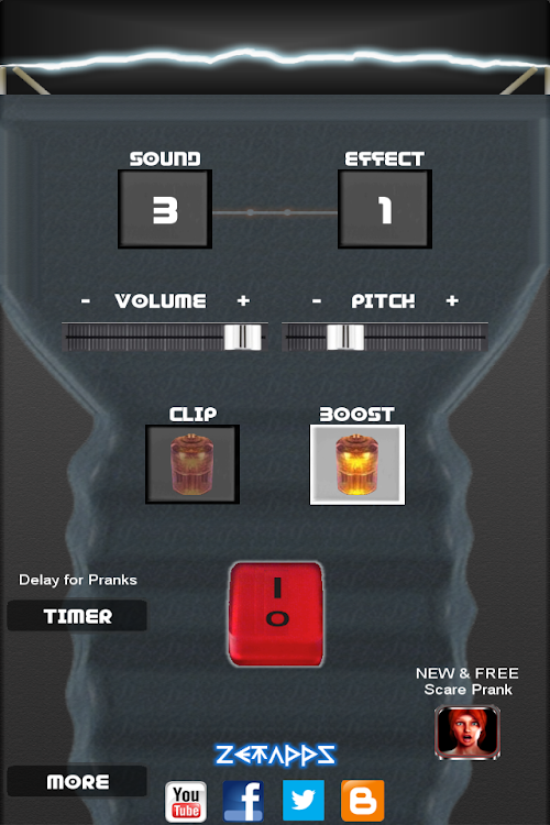 Android application Electroshocker screenshort