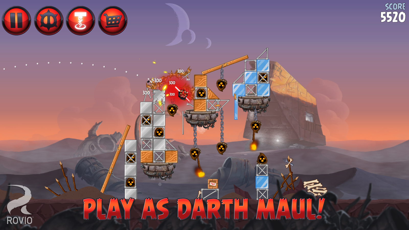 Angry Birds Star Wars II - screenshot